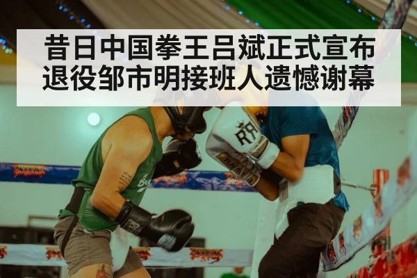 昔日中国拳王吕斌正式宣布退役邹市明接班人遗憾谢幕